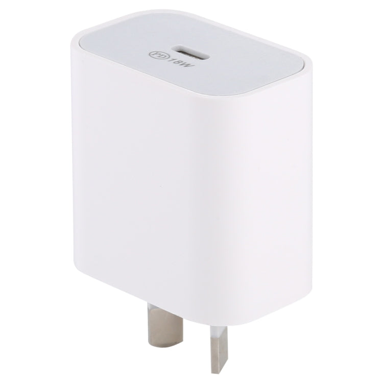 شاحن حائط مزود بمحول طاقة PD بقوة 18 واط PD18W-A5، قابس أسترالي