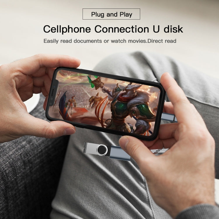 كابل محول مضفر من النايلون USB 3.0 أنثى إلى Micro USB + USB-C / Type-C ذكر للشحن والنقل OTG، طول الكابل: 17 سم، Micro USB 17 سم رمادي، Micro USB 17 سم ذهبي