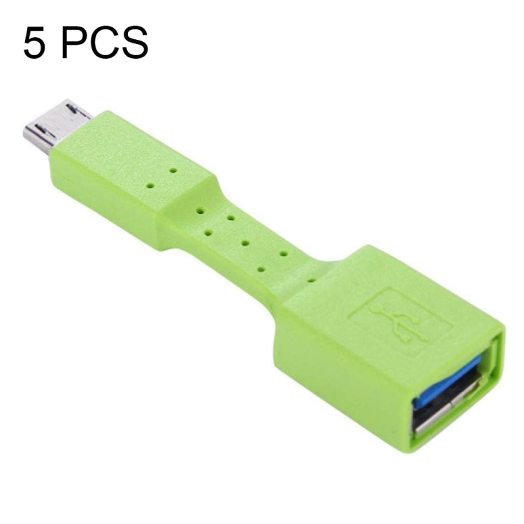 5 قطع محول OTG من Micro USB ذكر إلى USB 3.0 أنثى، Micro USB إلى USB 3.0