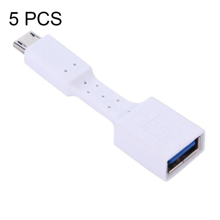 5 قطع محول OTG من Micro USB ذكر إلى USB 3.0 أنثى، Micro USB إلى USB 3.0