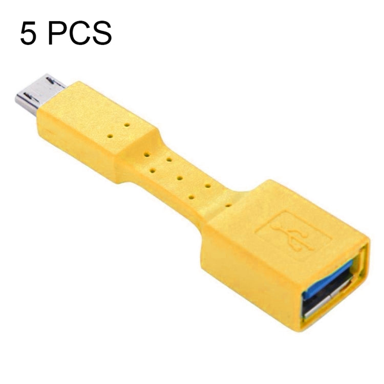 5 قطع محول OTG من Micro USB ذكر إلى USB 3.0 أنثى، Micro USB إلى USB 3.0