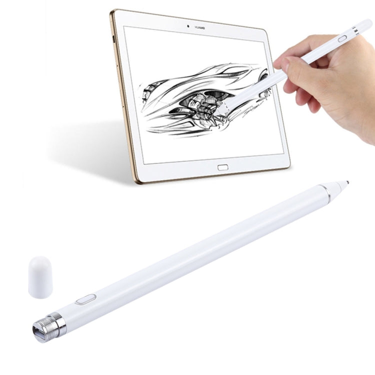 قلم شاشة لمس سعوي طويل عالمي قابل لإعادة الشحن مع رأس معدني فائق الدقة 2.3 مم لأجهزة iPhone و iPad و Samsung وغيرها من الهواتف الذكية أو أجهزة التابلت ذات الشاشة السعوية