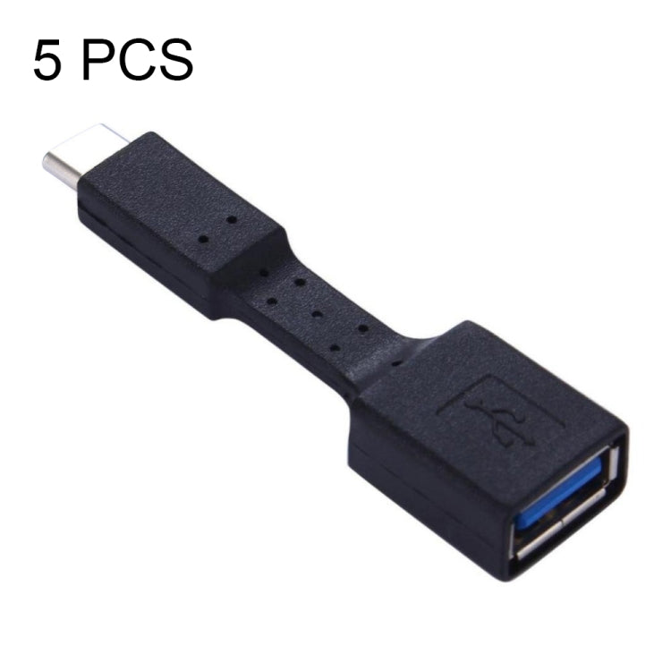 5 قطع محول OTG من USB-C / تايب-سي ذكر إلى USB 3.0 أنثى، USB-C / تايب-سي إلى USB 3.0