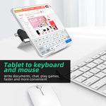 محول OTG متعدد الوظائف USB 3.0 أنثى إلى USB-C / تايب-سي ذكر + Micro USB ذكر مع فتحة تعليق