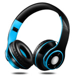 سماعات رأس SG-8 بلوتوث 4.0 + EDR لاسلكية فوق الأذن، مع فتحة بطاقة TF وراديو FM، سماعة ستيريو مع ميكروفون