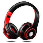 سماعات رأس SG-8 بلوتوث 4.0 + EDR لاسلكية فوق الأذن، مع فتحة بطاقة TF وراديو FM، سماعة ستيريو مع ميكروفون