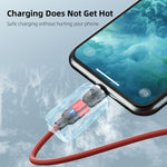 كابل شحن ومزامنة بيانات مغناطيسي دوار 540 درجة USB إلى Micro USB بخرج 3 أمبير، طول 1 متر Micro USB