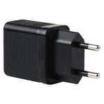 شاحن سفر 2 في 1 LZ-728 بقوة 18 واط QC 3.0 بمنفذ USB + مجموعة كابل بيانات USB إلى USB-C / Type-C، قابس أوروبي، طول الكابل: 1 متر، مع كابل USB-C / Type-C