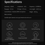 سماعة أذن رياضية بتصميم معلق بمقبس 3.5 مم KZ ED12 بنمط داخل الأذن مع تحكم سلكي، طول الكابل: 1.2 متر، ED12