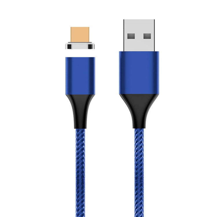 كابل بيانات مغناطيسي مضفر من النايلون USB إلى Micro USB، خرج 3A، طول الكابل: 2m، Micro USB، M11