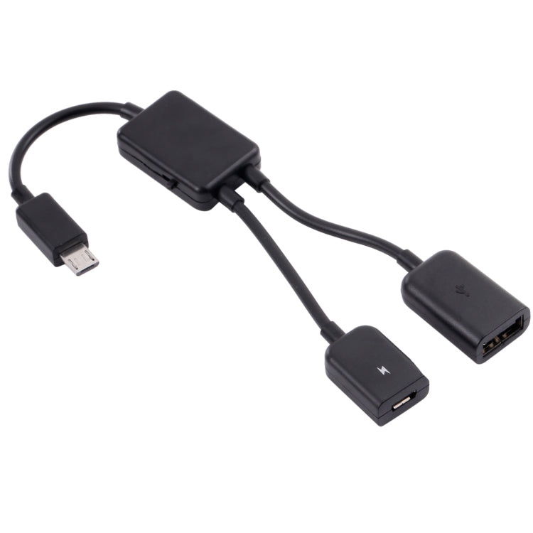 كابل محول OTG من 1 إلى 2 Micro USB