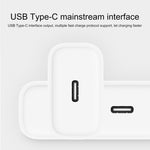 شاحن سريع أصلي شاومي Youpin ZMI بقوة 20 واط تايب-سي / USB-C، قابس أمريكي