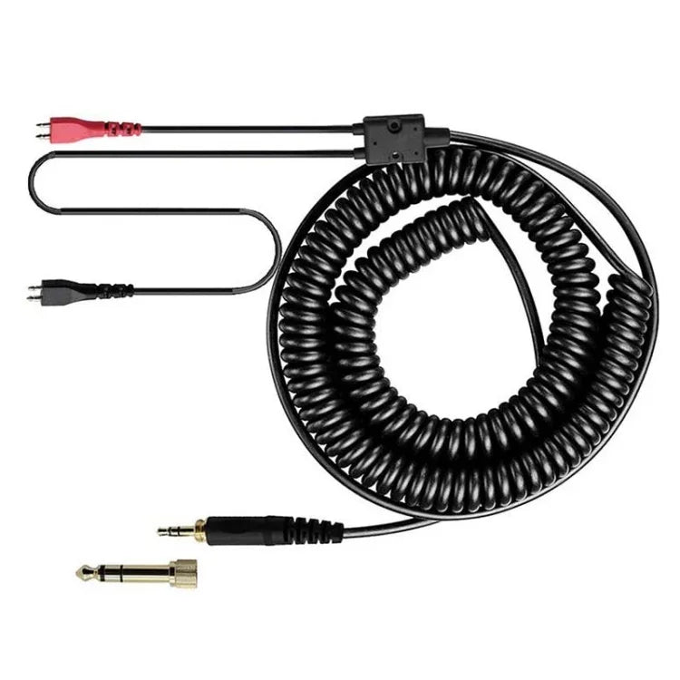 ZS0095 كابل نابض لسماعات Sennheiser HD25 / HD560 / HD540 / HD430 / HD250، طول الكابل: 1.5م-5م، ZS0095