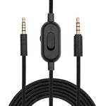 ZS0159 كابل صوت سماعة رأس ألعاب 3.5مم ذكر إلى ذكر مع تحكم سلكي لسماعات Logitech G433 / G233 / G Pro / G Pro X، طول الكابل: 2م