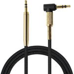 zs0110 كابل سماعة أذن 2.5مم إلى 3.5مم نسخة قياسية لسماعات AKG Y40 و Creative Aurvana Live2 و Bose QC25، طول الكابل: 1.5م، النسخة القياسية