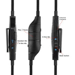 ZS0195 كابل صوت سماعة رأس ألعاب 3.5مم لسماعات Logitech G633 / G635 / G933 / G935، طول الكابل: 1.5م، لسماعات Logitech G633 1.5م