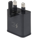محول شحن سريع بمنفذ USB واحد EP-TA20UWE، قابس بريطاني، منفذ USB واحد