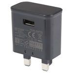 محول شحن سريع بمنفذ USB واحد EP-TA20UWE، قابس بريطاني، منفذ USB واحد