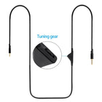 ZS0175 كابل صوت سماعة أذن قابل لتعديل الصوت 3.5مم ذكر إلى ذكر لسماعات Logitech Astro A10 / A40 / A30، طول الكابل: 2م، لسماعات Logitech Astro A10 2م