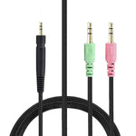 ZS0076 كابل سماعة رأس ألعاب نسخة الكمبيوتر لسماعات Sennheiser PC 373D GSP350 GSP500 GSP600 G4ME ONE GAME ZERO، نسخة الكمبيوتر