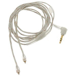 ZS0089 كابل صوت سماعة رأس مشفر لسماعات Shure SE535 SE215 UE900 W40 SE425، ZS0089 أبيض