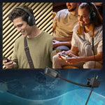 ZS0217 كابل سماعة ألعاب مع إلغاء الضوضاء لسماعات BOSE QC35I / QC35II