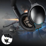ZS0217 كابل سماعة ألعاب مع إلغاء الضوضاء لسماعات BOSE QC35I / QC35II