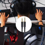 ZS0086 كابل صوت سماعة ألعاب مع تحكم في الصوت لإصدارات Logitech Astro A10 A40 A30، إصدار تحكم في الصوت