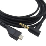 ZS0169 كابل صوت سماعة USB مضفر لسماعات SteelSeries Arctis 3 / 5 / 7 / Pro، ZS0169