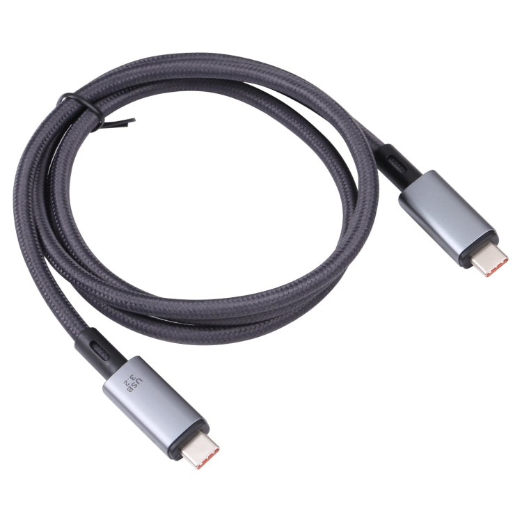 كابل فيديو USB-C/Type-C إلى USB-C/Type-C بسرعة 10Gbps 8K متوافق مع USB 3.2، الطول: 1م، 10Gbps Type-C إلى Type-C