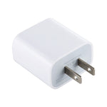 محول طاقة شحن سريع PD بقوة 20 واط تايب-سي / USB-C، قابس أمريكي، قابس أمريكي 20 واط 0.5 أمبير، قابس أوروبي 20 واط