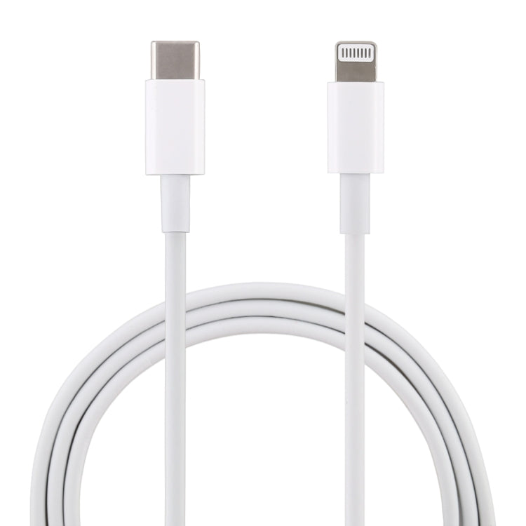 كابل شحن سريع PD بقوة 20 واط 9 فولت/2 أمبير USB-C / Type-C إلى 8 دبابيس لأجهزة iPhone و iPad، طول الكابل: 1 م
