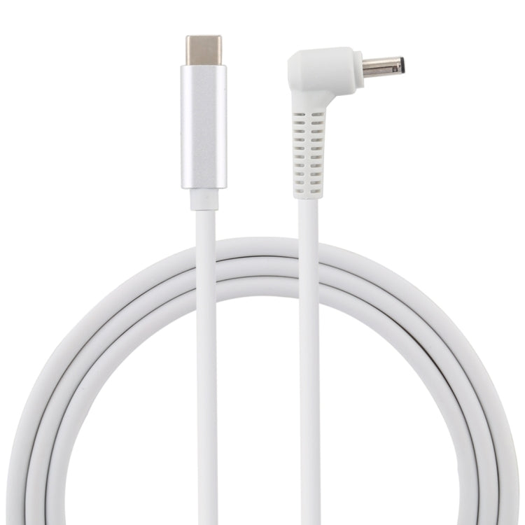 كابل شحن طاقة لابتوب USB-C / Type-C إلى 4.0 × 1.35 مم، طول الكابل: حوالي 1.5 متر، Type-C إلى 4.0 × 1.35 مم