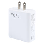 شاحن متعدد المنافذ 120 واط مزدوج PD Type-C + 3 منافذ USB، قابس الولايات المتحدة، قابس الولايات المتحدة