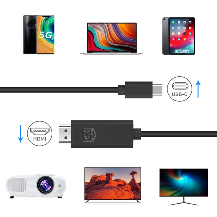 كابل Onten UC503 USB-C / نوع-C بدقة 4K 30 هرتز HDTV، UC503