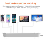 LDNIO SC3301 3 x USB Ports Travel Home Office Socket, Cable Length: 1.6m, US Plug, SAS8610AUS, SAS8610BUS, SAS8610EU, SAS8610UK