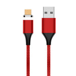 M11 كابل بيانات مغناطيسي مضفر من النايلون USB إلى Micro USB بقوة 5A، طول الكابل: 2م، Micro USB