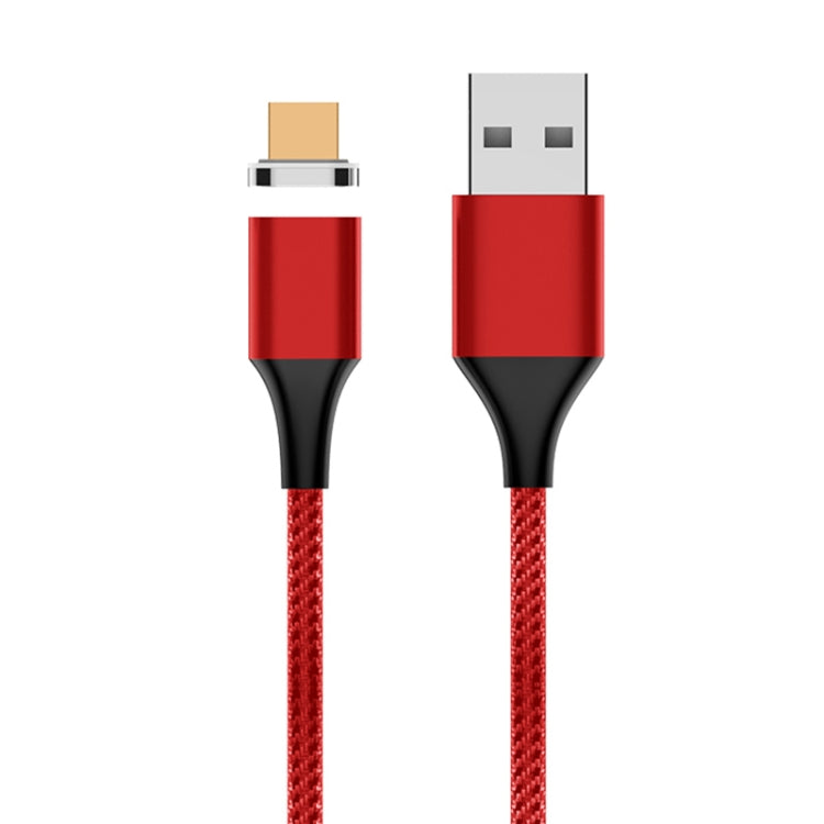 M11 كابل بيانات مغناطيسي مضفر من النايلون USB إلى Micro USB بقوة 5A، طول الكابل: 2م، Micro USB