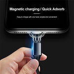 M11 كابل بيانات مغناطيسي مضفر من النايلون USB إلى Micro USB بقوة 5A، طول الكابل: 2م، Micro USB
