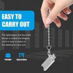 محول موصل USB 2.0 أنثى إلى USB-C / تايب-سي ذكر من سبائك الألمنيوم الصغيرة مع سلسلة
