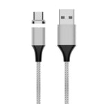 كابل بيانات مغناطيسي مضفر من النايلون M11 3 أمبير USB إلى USB-C / Type-C، طول الكابل: 2 متر، USB-C / Type-C