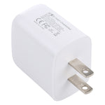 شاحن سفر سريع LZ-215A+C بقوة 20 واط QC 3.0 USB + PD 3.0 USB-C / تايب-سي، قابس أمريكي، قابس أمريكي