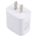 شاحن سفر سريع LZ-215A+C بقوة 20 واط QC 3.0 USB + PD 3.0 USB-C / تايب-سي، قابس أمريكي، قابس أمريكي