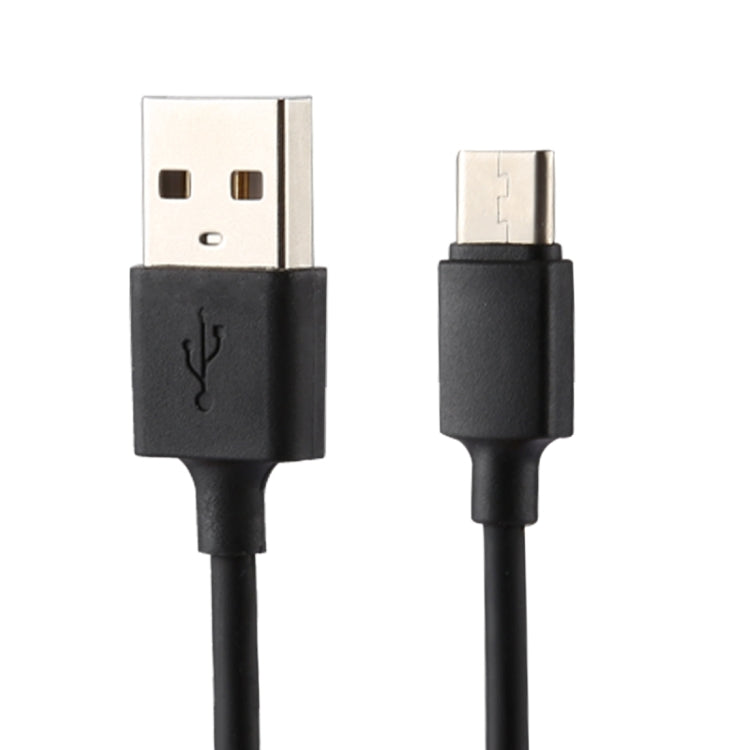 شاحن USB ذكي بتيار 5 فولت 2.1 أمبير مع كابل شحن USB إلى USB-C / تايب-سي بطول 1 متر، قابس أوروبي