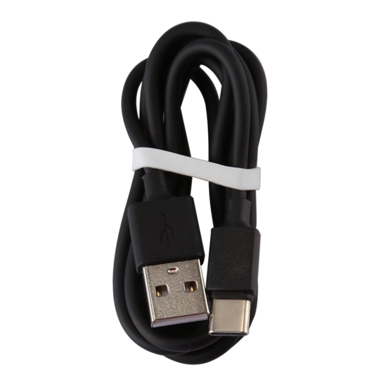 شاحن USB ذكي بتيار 5 فولت 2.1 أمبير مع كابل شحن USB إلى USB-C / تايب-سي بطول 1 متر، قابس أوروبي