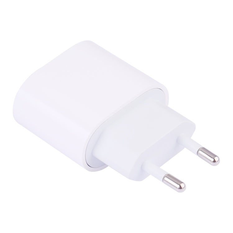 محول طاقة شاحن سريع PD بقوة 18 واط تايب-سي / USB-C، قابس أوروبي، قابس أوروبي