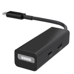 محول 3 في 1 MagSafe 1 / 2 + منفذ PD + USB إلى USB-C / Type-C