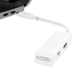 محول 3 في 1 MagSafe 1 / 2 + منفذ PD + USB إلى USB-C / Type-C