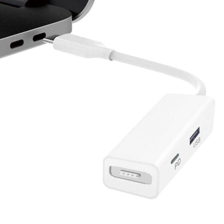 محول 3 في 1 MagSafe 1 / 2 + منفذ PD + USB إلى USB-C / Type-C