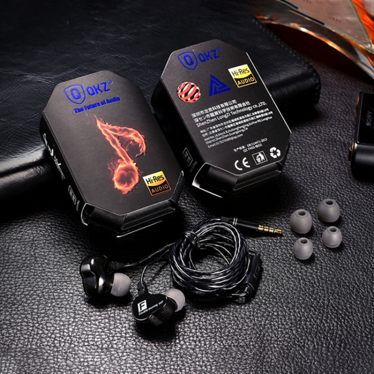 سماعات موسيقى رياضية داخل الأذن QKZ CK9 HiFi بأربع وحدات